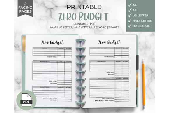 Download Zero Budget Tracker Printable - Budget tracker printable Collection