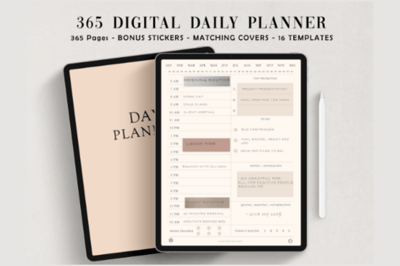 Download Digital Minimalist Daily Planner - Minimalist daily planner Collection