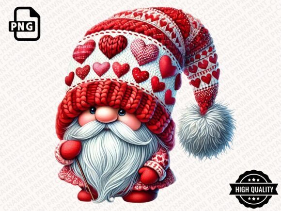 Download Watercolor Valentines Gnomes Clipart PNG - Premium Resources