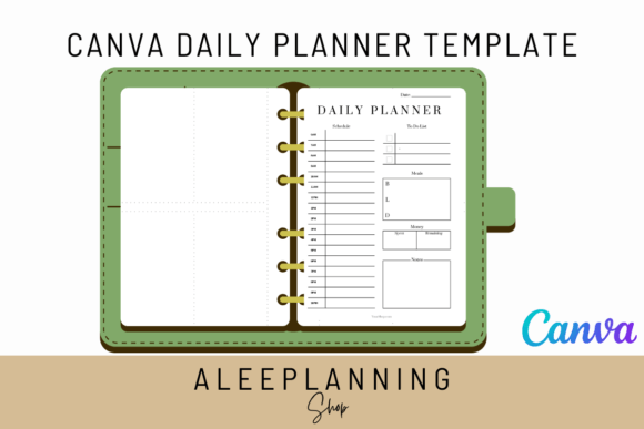 Download Canva Daily Planner Page Template - Canva daily planner Collection