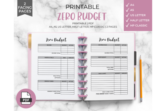 Download Zero Budget Tracker Printable - Budget tracker printable Collection