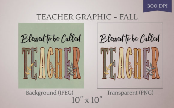Download Blessed to Be Called a Teacher - Fall Colors - Premium Resources