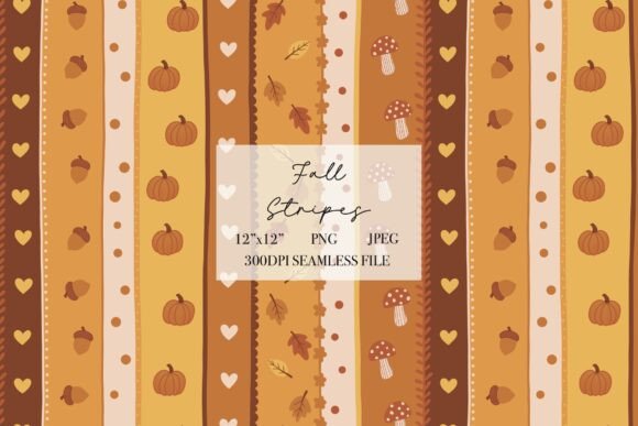Download Fall Stripes Seamless Pattern - Pattern Collection
